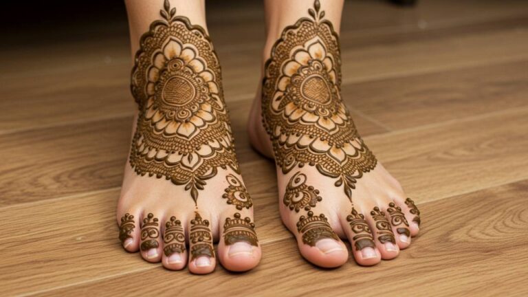 Twin Leaf Toe Wrap Pattern