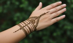 Bead Net with Diamond Motif