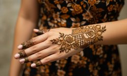 Block Bead Mehndi Art