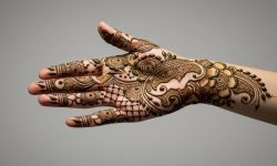Bold Petal Trail Mehndi