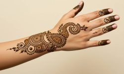Bridal Leaf Burst.Simple Design