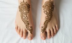 Bridal Net Curve Feet Pattern
