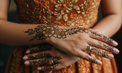 Dazzling Diamonds Mehndi Art