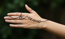 Diagonal Drop Flowers