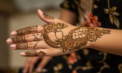 Dulhan Spiral Trail Mehndi