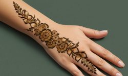 Floral Chain Bloom Mehndi