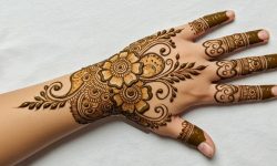 Floral Dome Dulhan Mehndi