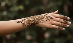 Golden Glow Mehndi Touch