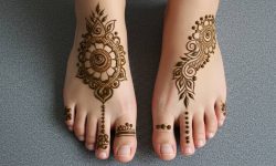Indo-Arabic Anklet Mehndi