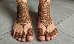 Jaal Work Bridal Foot Mehndi