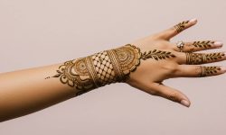 Jewelry Style Henna Motif