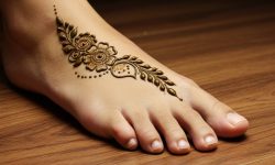 Royal Arch Mehndi for Feet