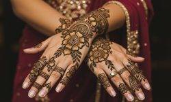 Simple Lines Mehndi Pattern