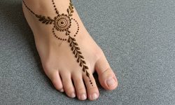 Statement Toe Mandala Mehndi