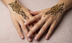 Twin Wrist Blossoms.Simple Design