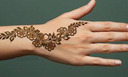 Petal Twist Chain Mehndi